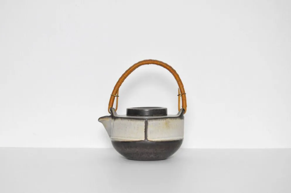 Théière en céramique émaillée Michael Andersen & Søn, Danemark années 1960