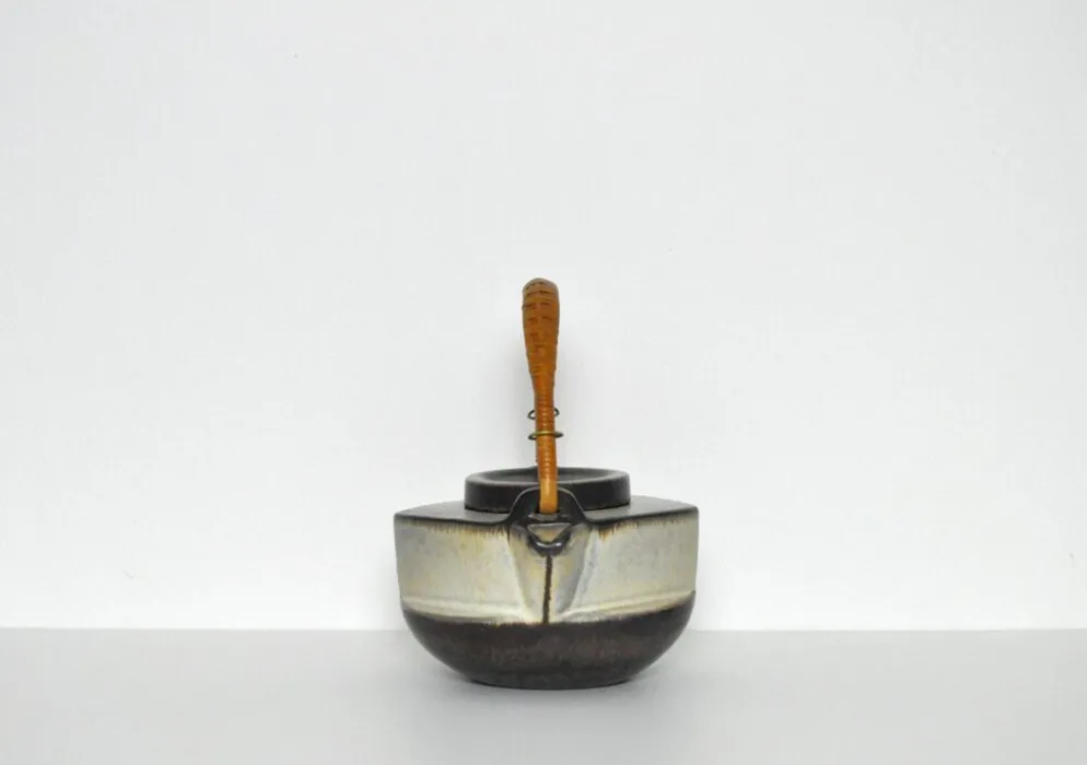 Théière en céramique émaillée Michael Andersen & Søn, Danemark années 1960