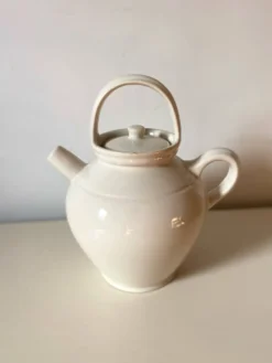 Théière en faïence ancienne Digoin