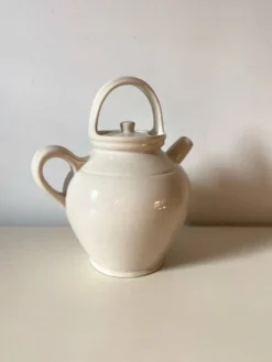 Théière en faïence ancienne Digoin