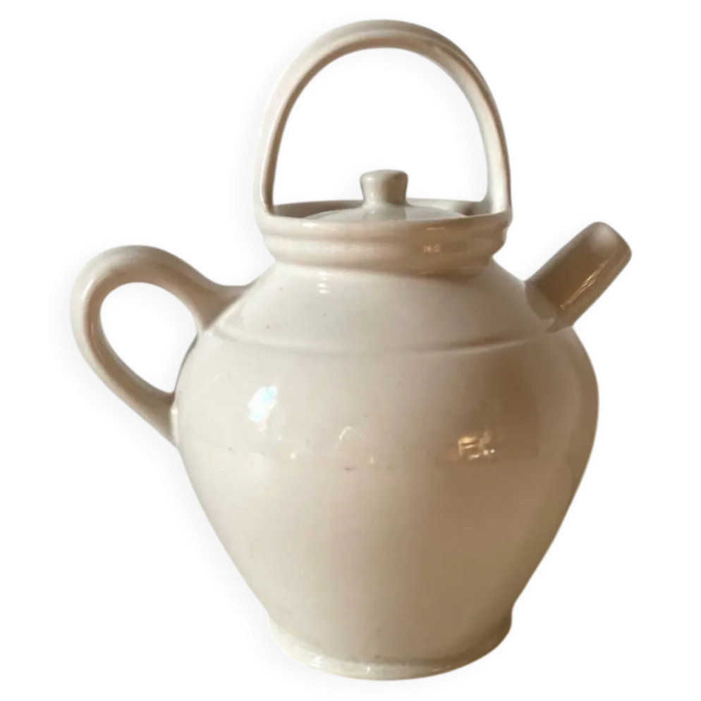 Théière en faïence ancienne Digoin