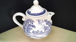 Théière en faience de Lunéville Modèle " English Style"