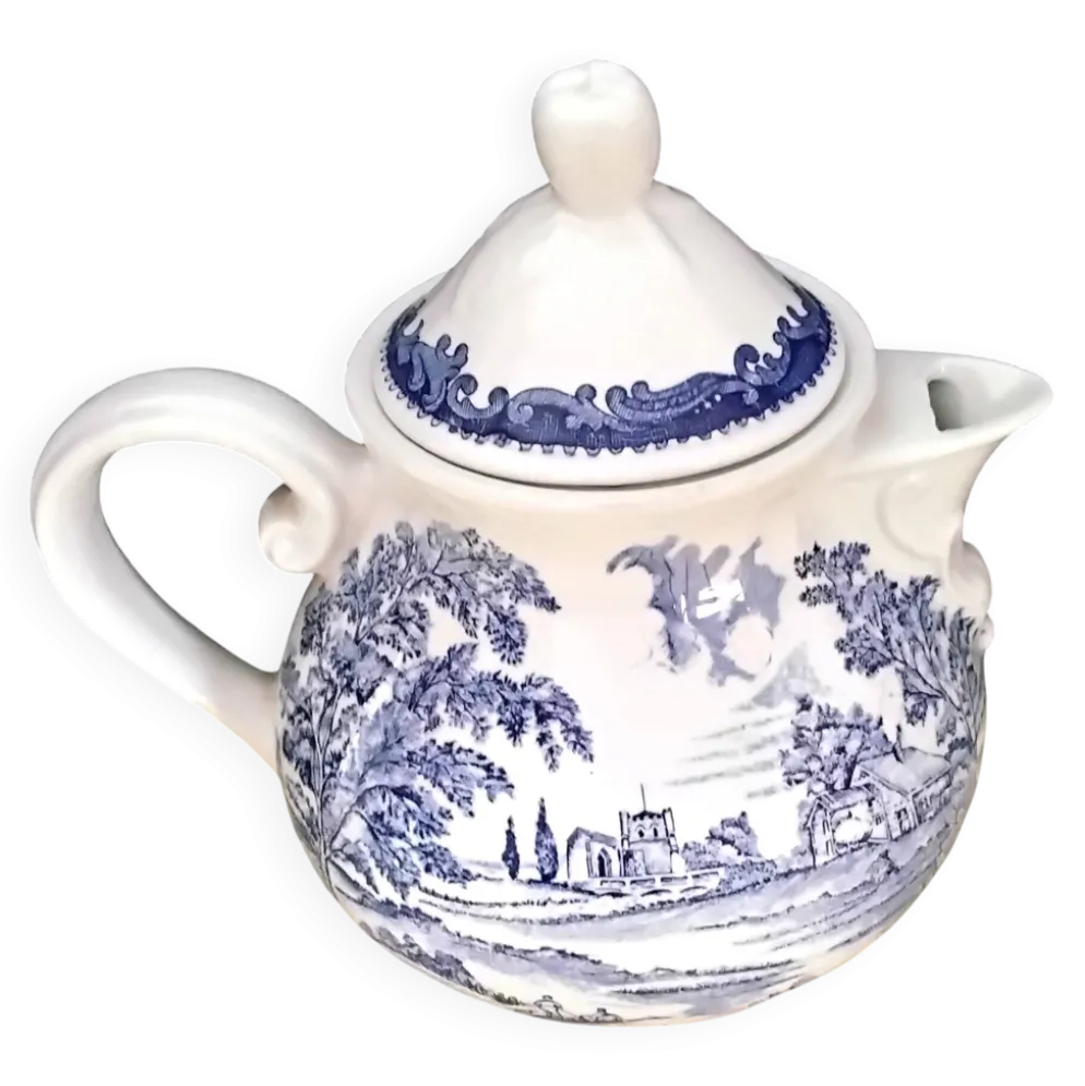 Théière en faience de Lunéville Modèle " English Style"