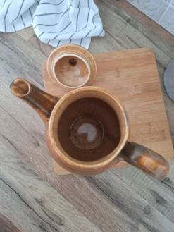 Théière en grès
