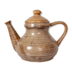 Théière en grès clair