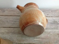 Théière en grés et son sucrier