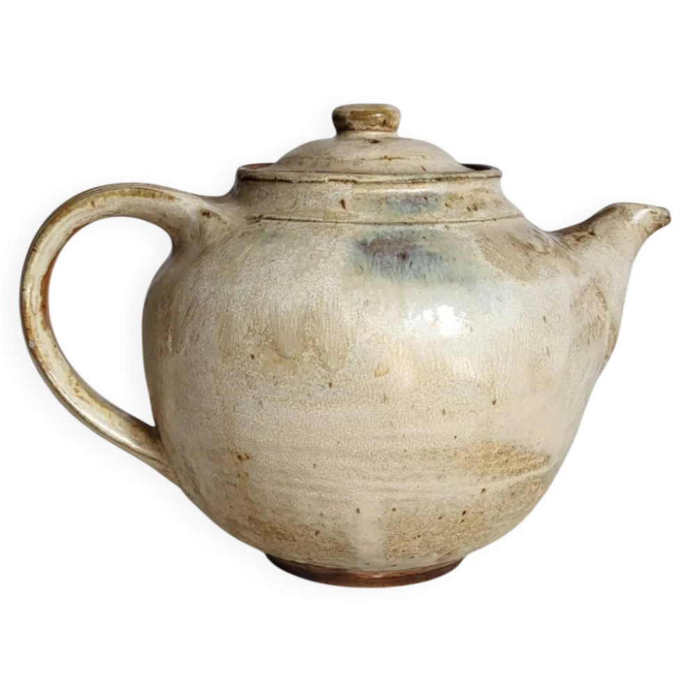 Théière en grès émaillé – Hervé Rousseau, Atelier de Boisbelle, La Borne