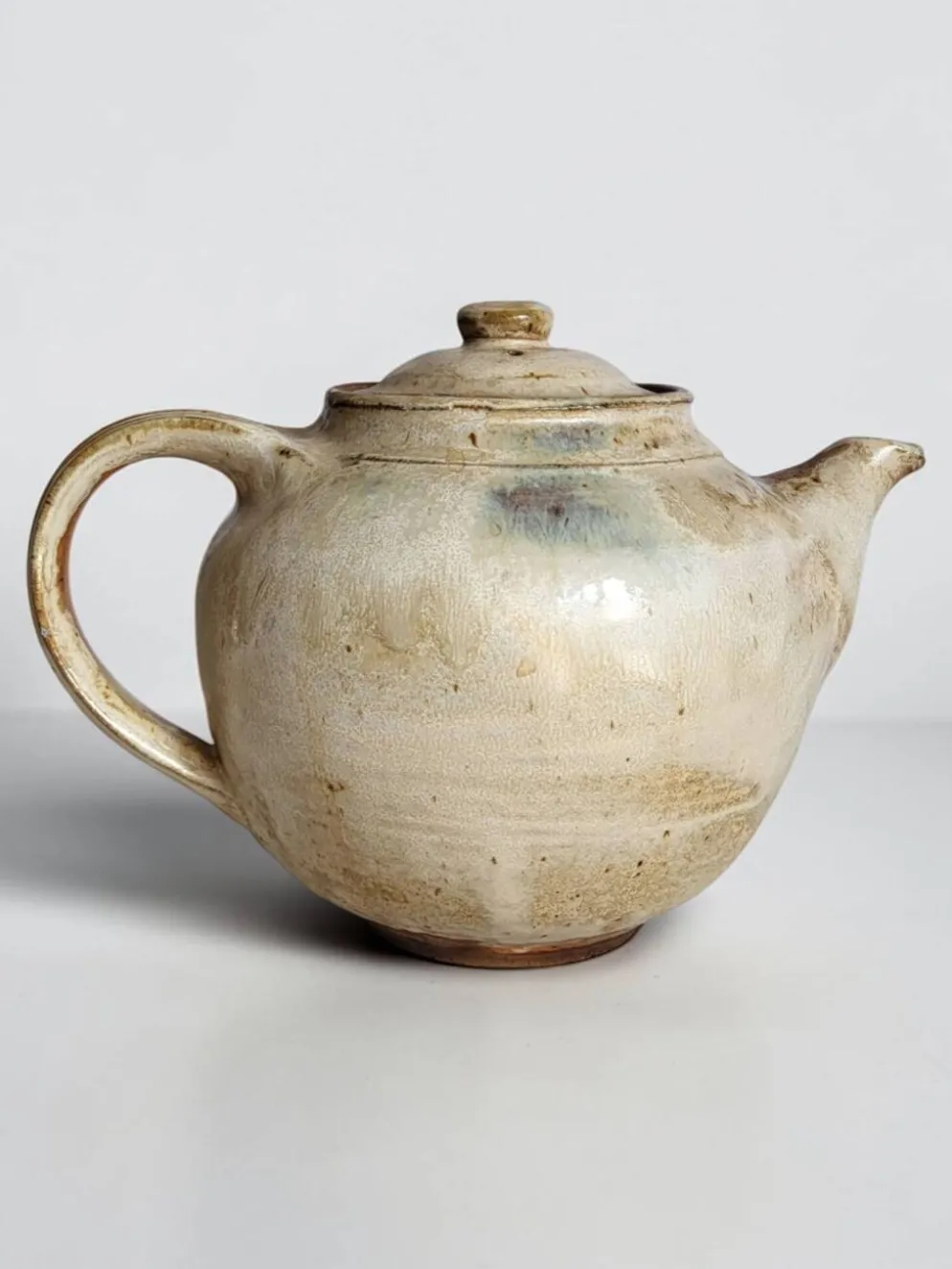 Théière en grès émaillé – Hervé Rousseau, Atelier de Boisbelle, La Borne