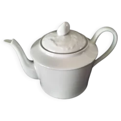 Théière en porcelaine de Limoges blanche 1 L