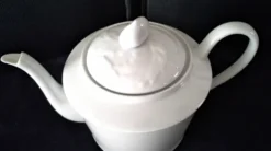 Théière en porcelaine de Limoges blanche 1 L