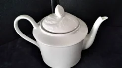 Théière en porcelaine de Limoges blanche 1 L