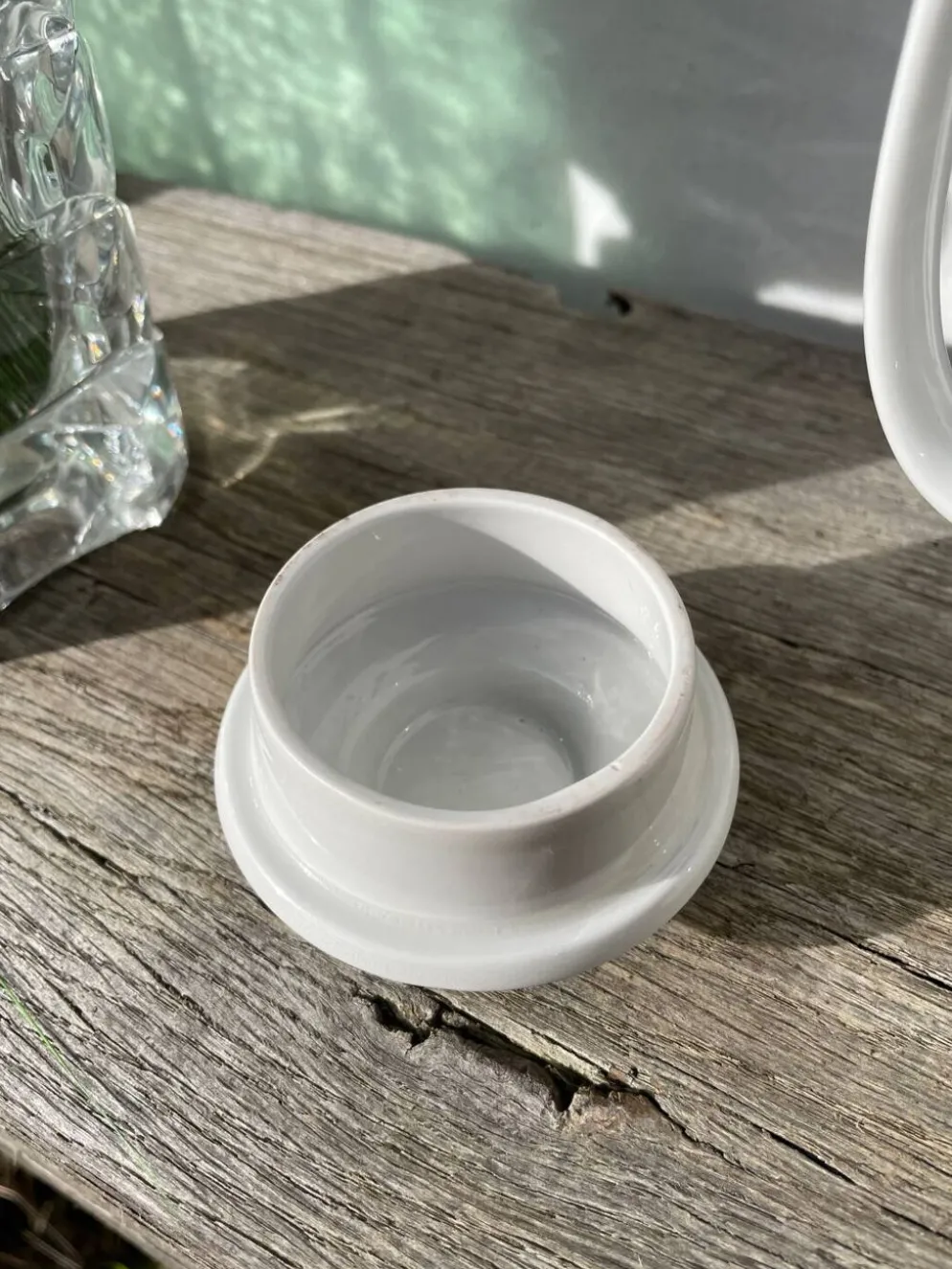 Théière en porcelaine à fleurs 1970 céramique italienne