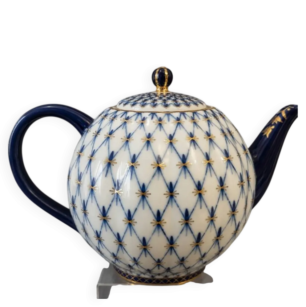 Théière en porcelaine Lomonosov, 1970-1986