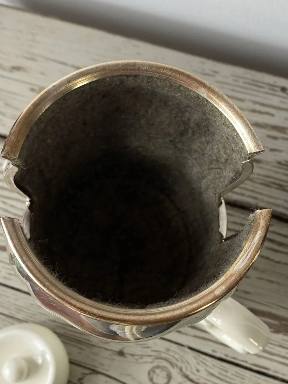 Théière isotherme en porcelaine