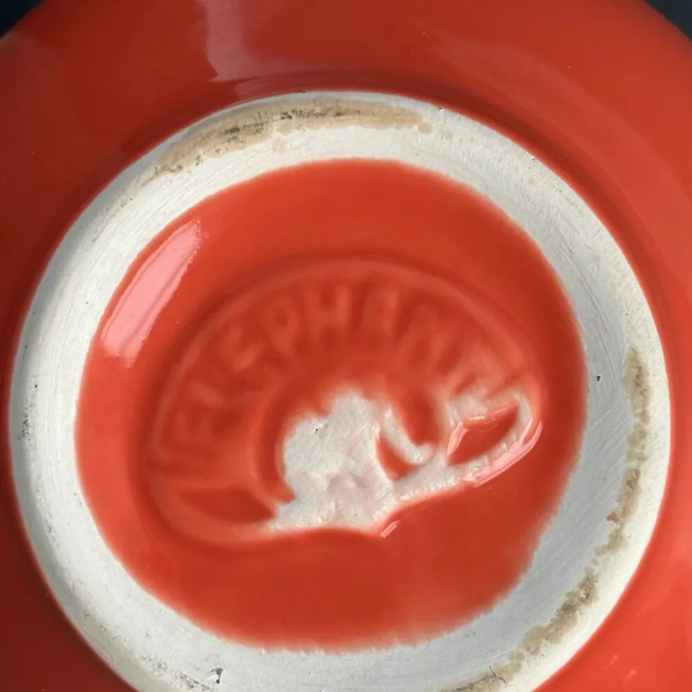 Théière éléphant grand modèle couleur corail