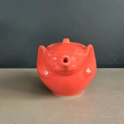Théière éléphant grand modèle couleur corail