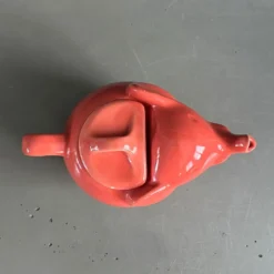 Théière éléphant grand modèle couleur corail