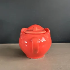 Théière éléphant grand modèle couleur corail