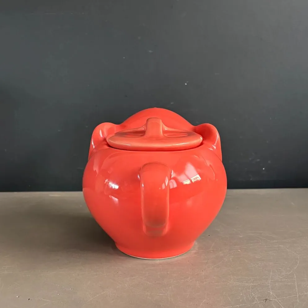 Théière éléphant grand modèle couleur corail