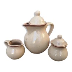 Théière, pot à lait et sucrier