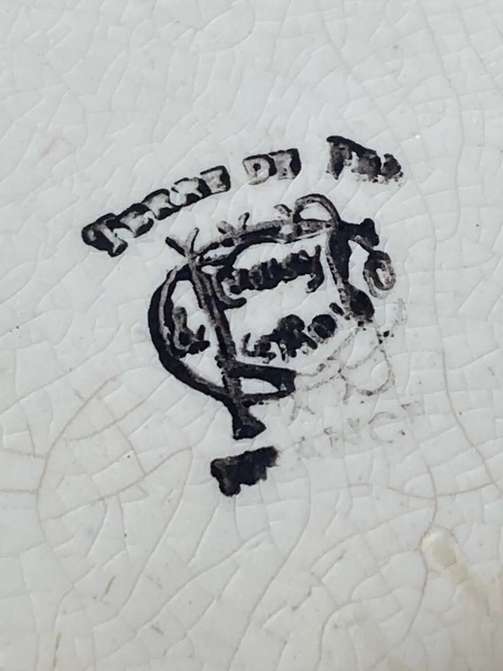 Théière, terre de fer, Choisy le Roi