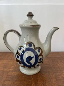 Théière vintage en grès