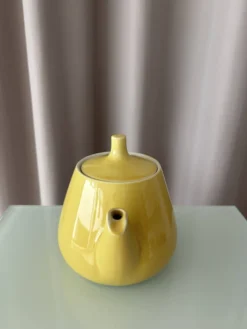 Théière vintage Villeroy & Boch jaune, Luxembourg