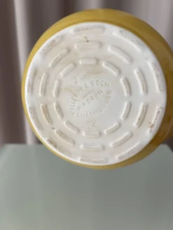 Théière vintage Villeroy & Boch jaune, Luxembourg