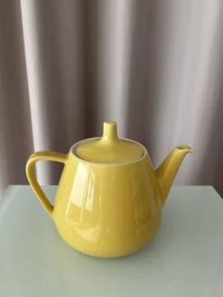 Théière vintage Villeroy & Boch jaune, Luxembourg