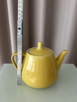 Théière vintage Villeroy & Boch jaune, Luxembourg