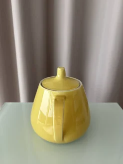 Théière vintage Villeroy & Boch jaune, Luxembourg