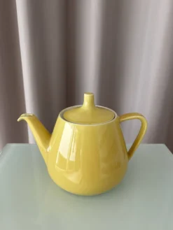 Théière vintage Villeroy & Boch jaune, Luxembourg