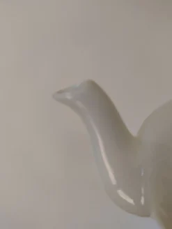 Tisanière cafetière vintage en porcelaine à feu de la Porcelaine d'Auteuil