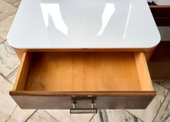 Toaletka vintage Art Déco, proj. Jindřich Halabala, années 40, Tchécoslovaquie