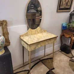 Tocador Art Déco, Pergamino, Mid-century, 50’s – Italia