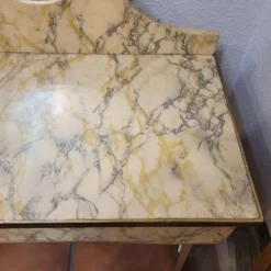 Tocador Art Déco, Pergamino, Mid-century, 50’s – Italia