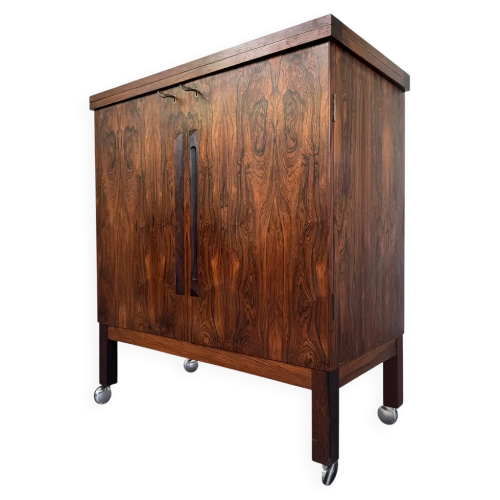 Torbjørn Afdal "Times" Bar Cabinet pour Bruksbo, Norvège, vers 1960.