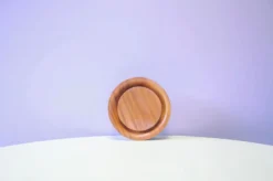 Tourne-disque en bois vintage