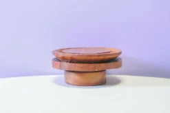 Tourne-disque en bois vintage