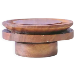 Tourne-disque en bois vintage