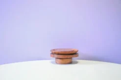 Tourne-disque en bois vintage