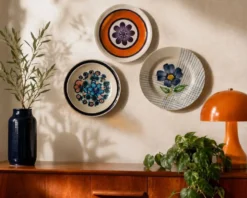 Trio d’assiettes vintage françaises – Gien, Lunéville & Digoin – Années 60/