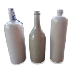 Trio de bouillottes en grès