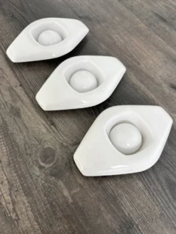 Trio de coquetiers vintage Kayser West Germany