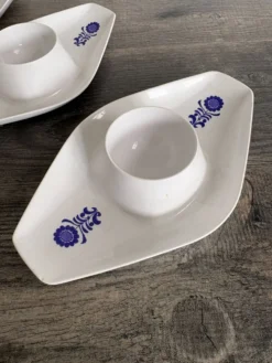 Trio de coquetiers vintage Kayser West Germany
