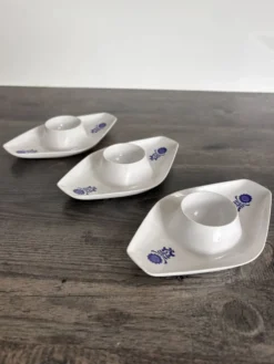 Trio de coquetiers vintage Kayser West Germany