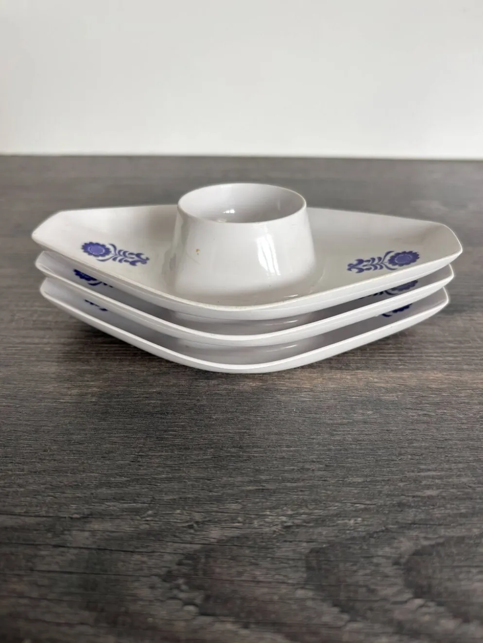 Trio de coquetiers vintage Kayser West Germany