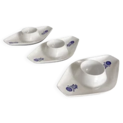 Trio de coquetiers vintage Kayser West Germany