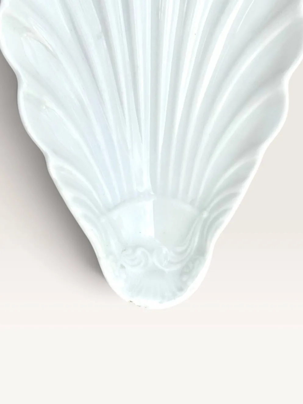 Trio de coupelles coquillage en porcelaine blanche Pillivuyt