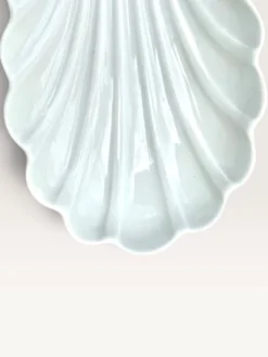 Trio de coupelles coquillage en porcelaine blanche Pillivuyt